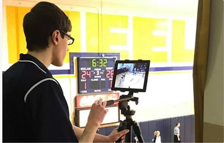 Placeholder for a photo of the moment before a coach films the game